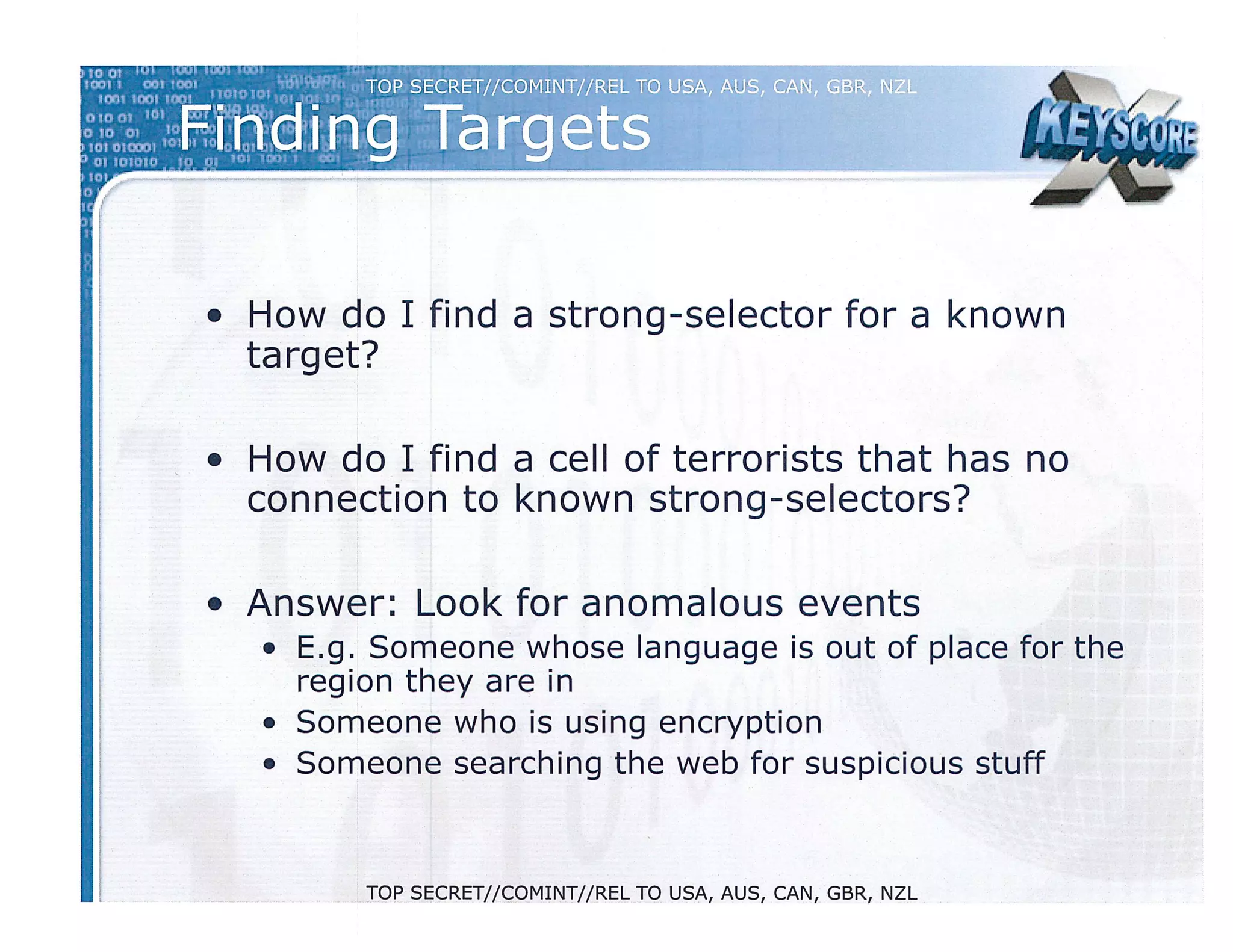 XKeyscore NSA Program Presentation