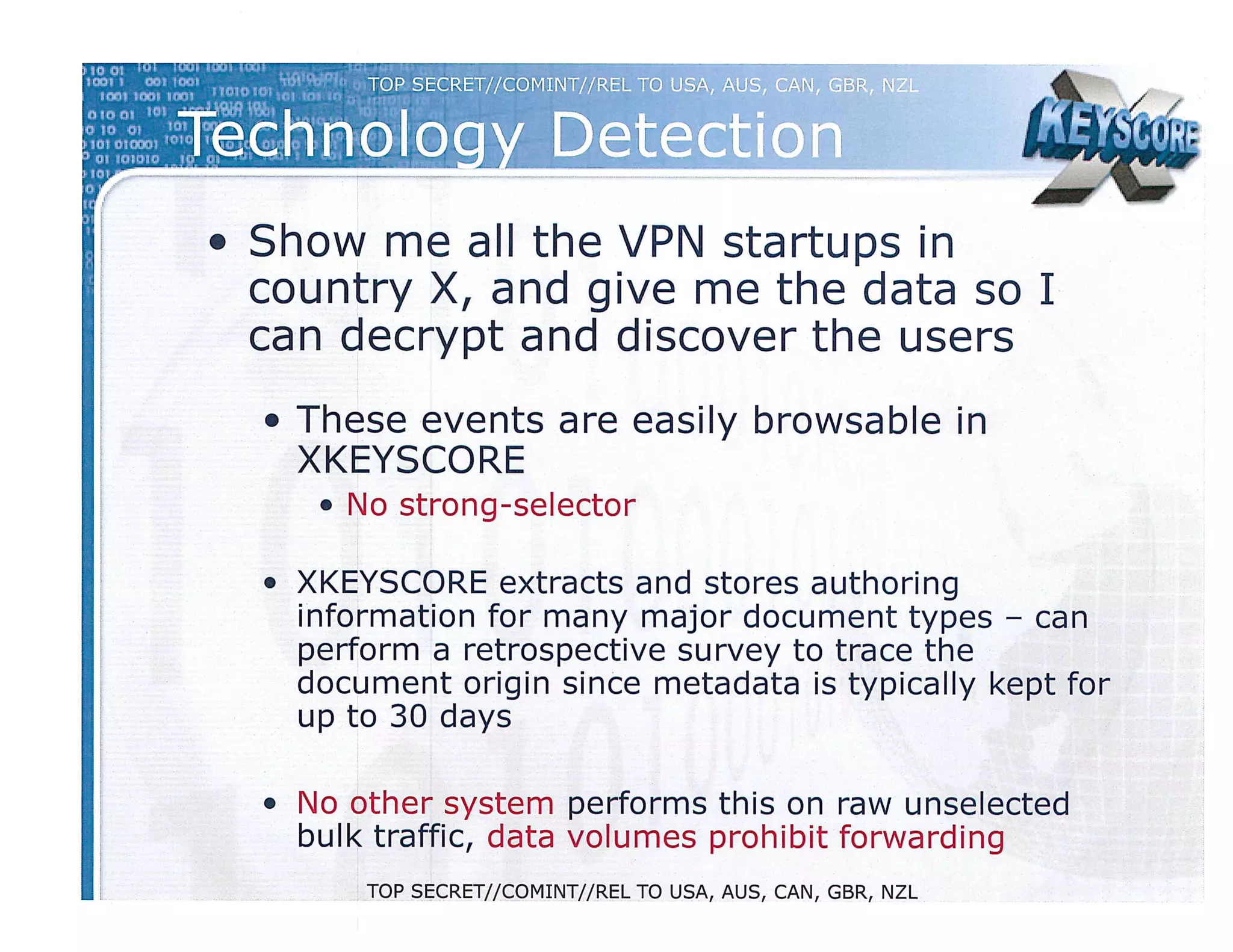 XKeyscore NSA Program Presentation