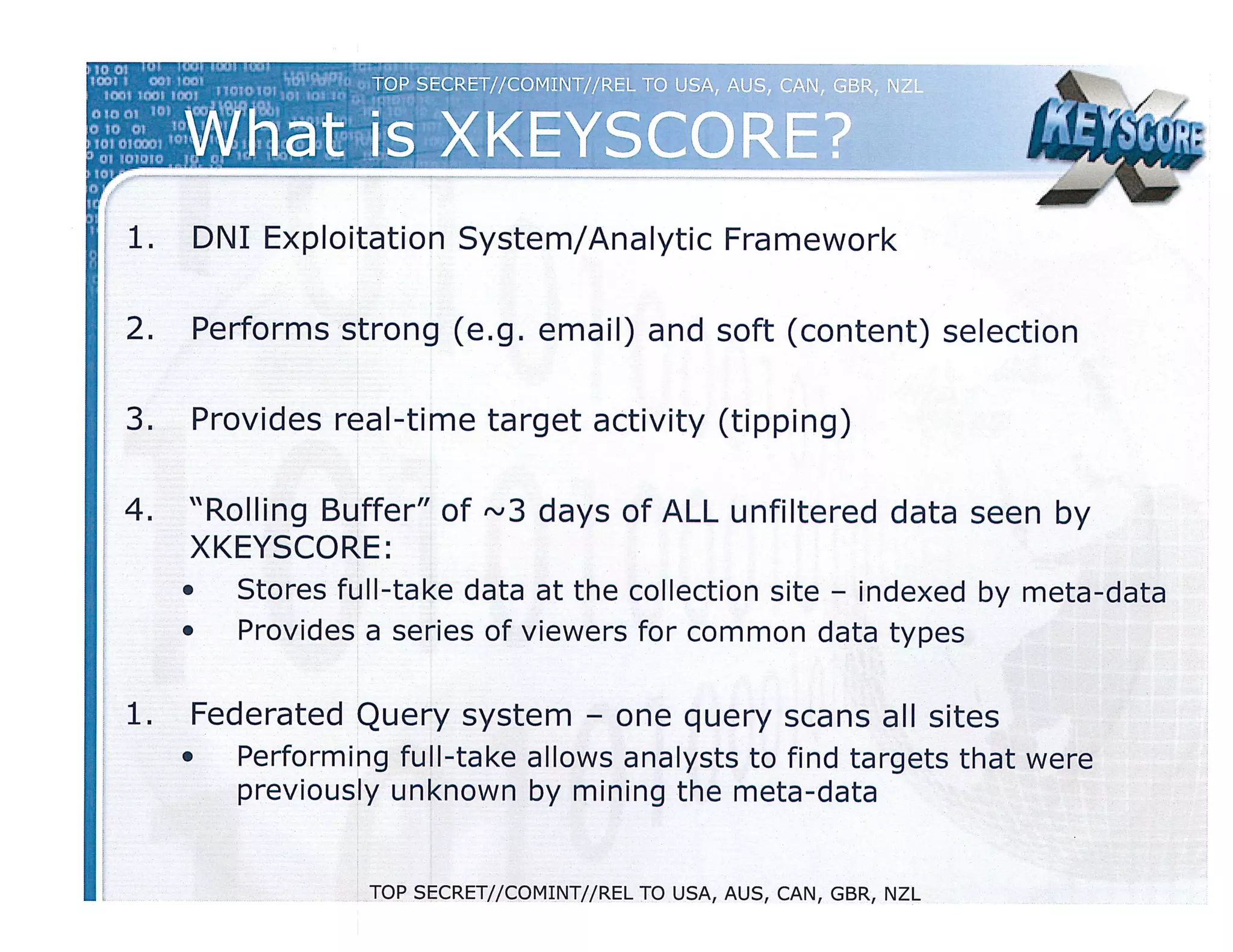 XKeyscore NSA Program Presentation