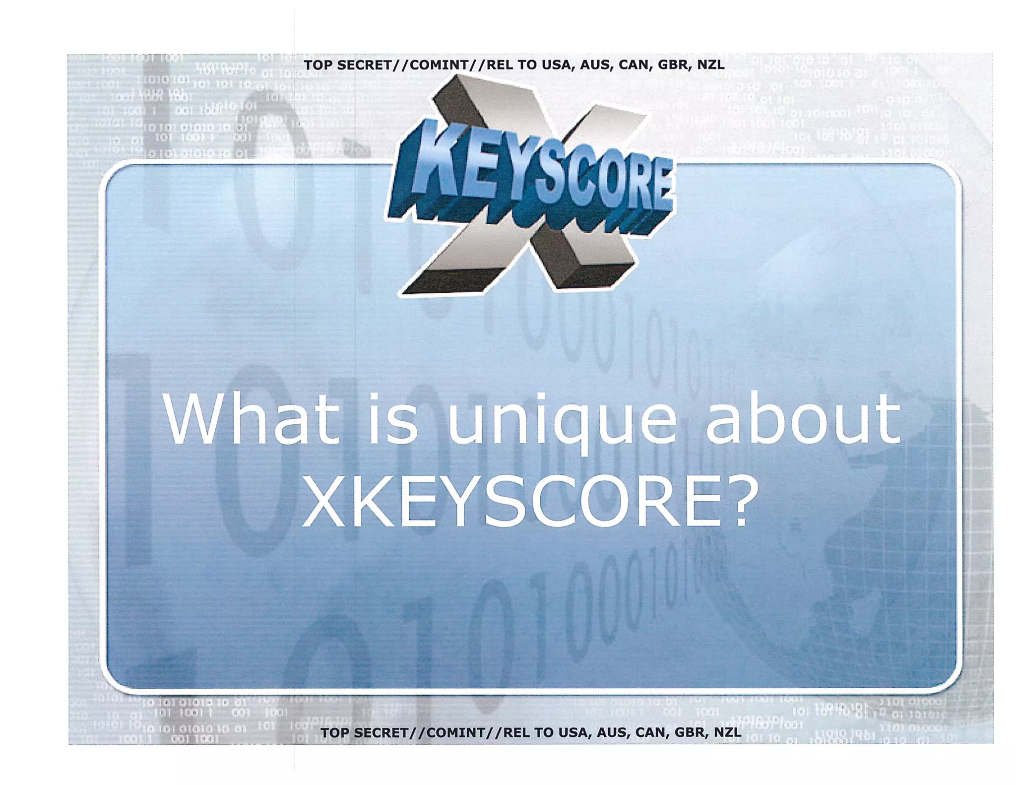 XKeyscore NSA Program Presentation