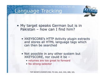 XKeyscore NSA Program Presentation