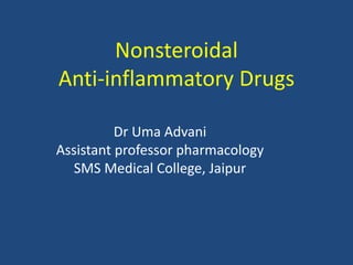 Non Steroidal Anti-inflammatory drugs | PPTX