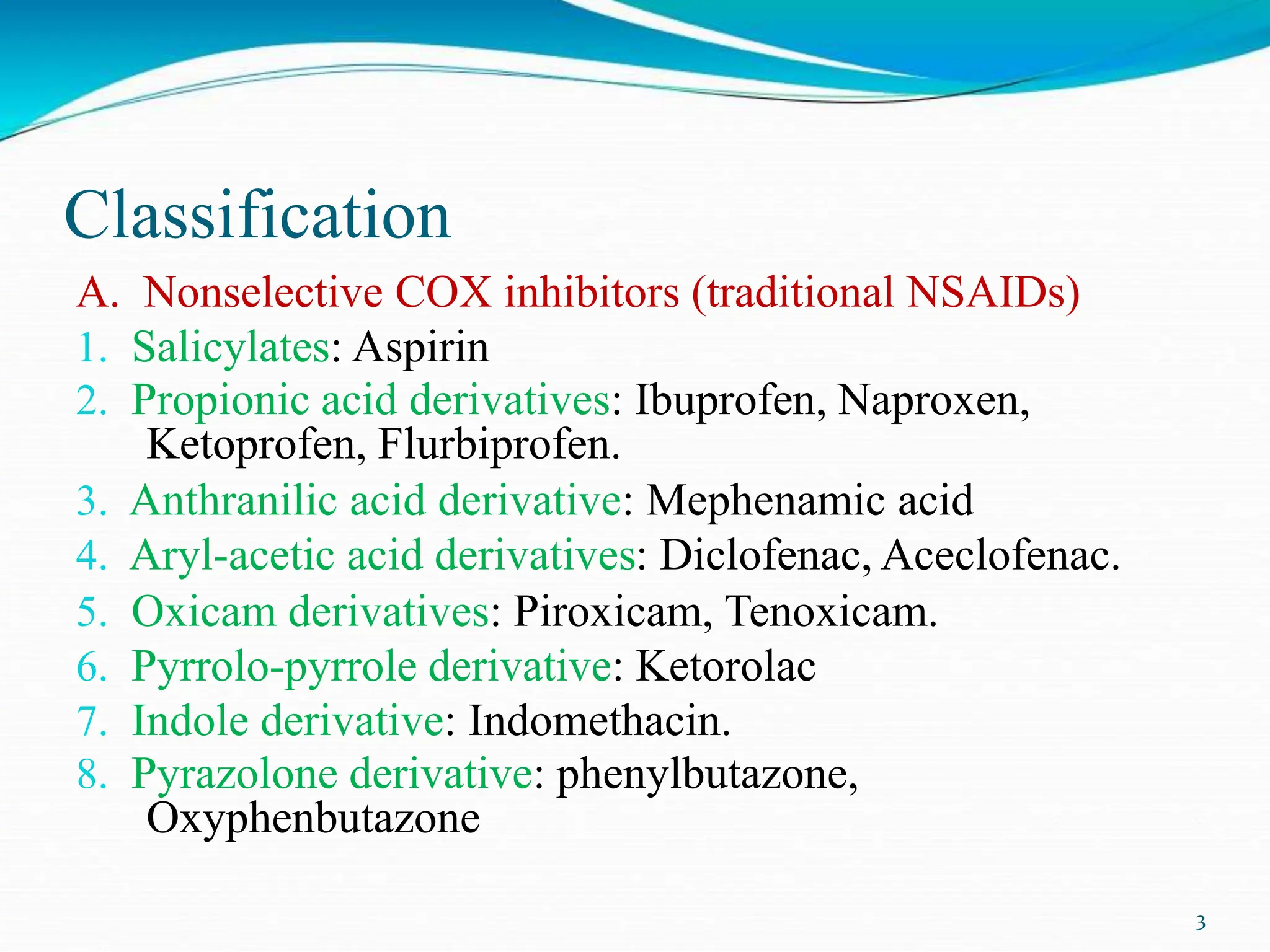 Nonsteroidal analgesic drugs and antipyretic drugs | PPTX