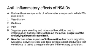 Non Steroidal Anti Inflammatory Drugs | PPTX