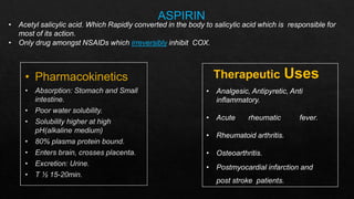 Saac Medication Example non steroidal anti-inflammatory drugs | PPTX
