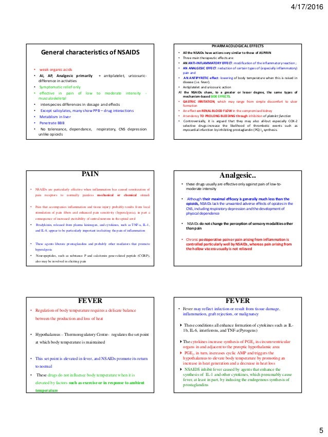 Nsaids veterinary pharmacology