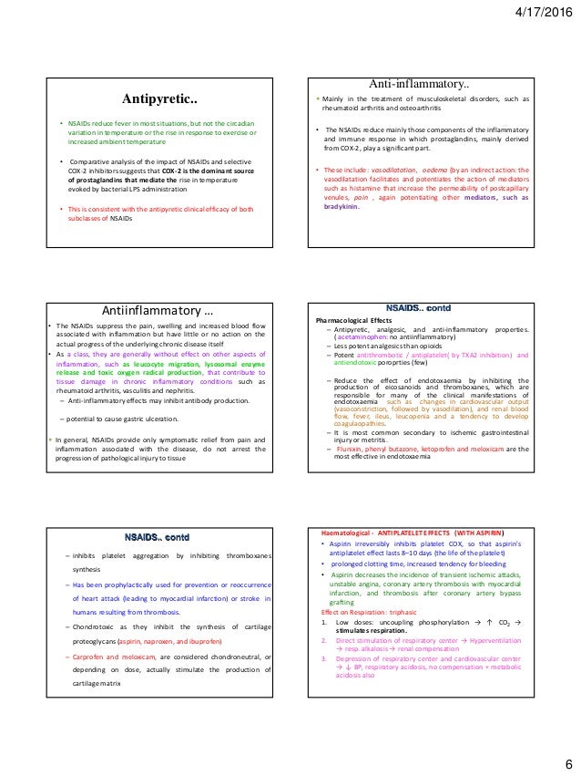Nsaids veterinary pharmacology