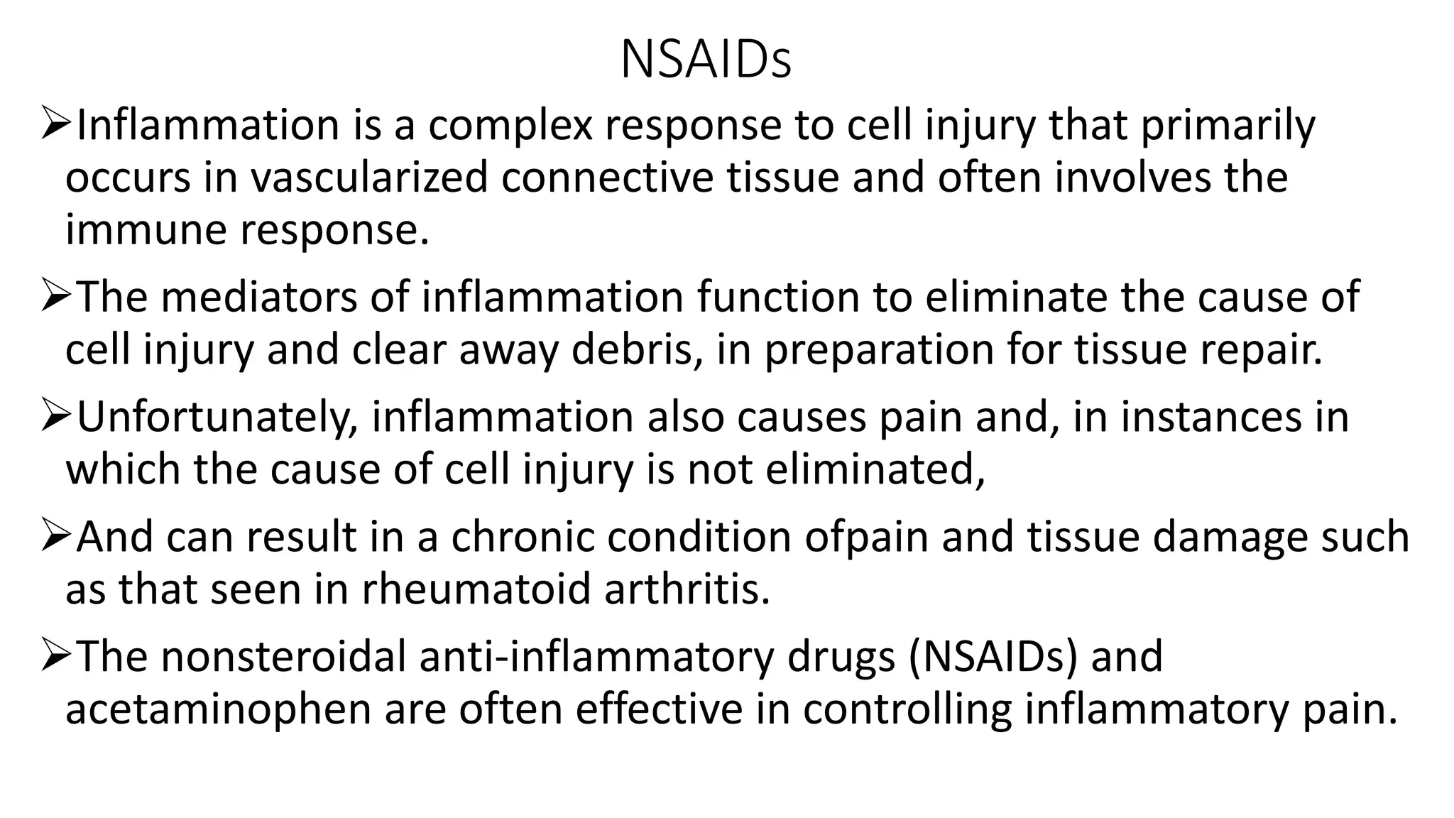 NSAIDs, Acetaminophen, & Drugs Used in Rheumatoid Arthritis & Gout.pptx