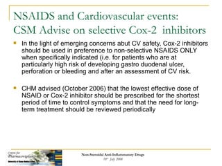 Nsaids Cvd Risk Nsai10 | PPT