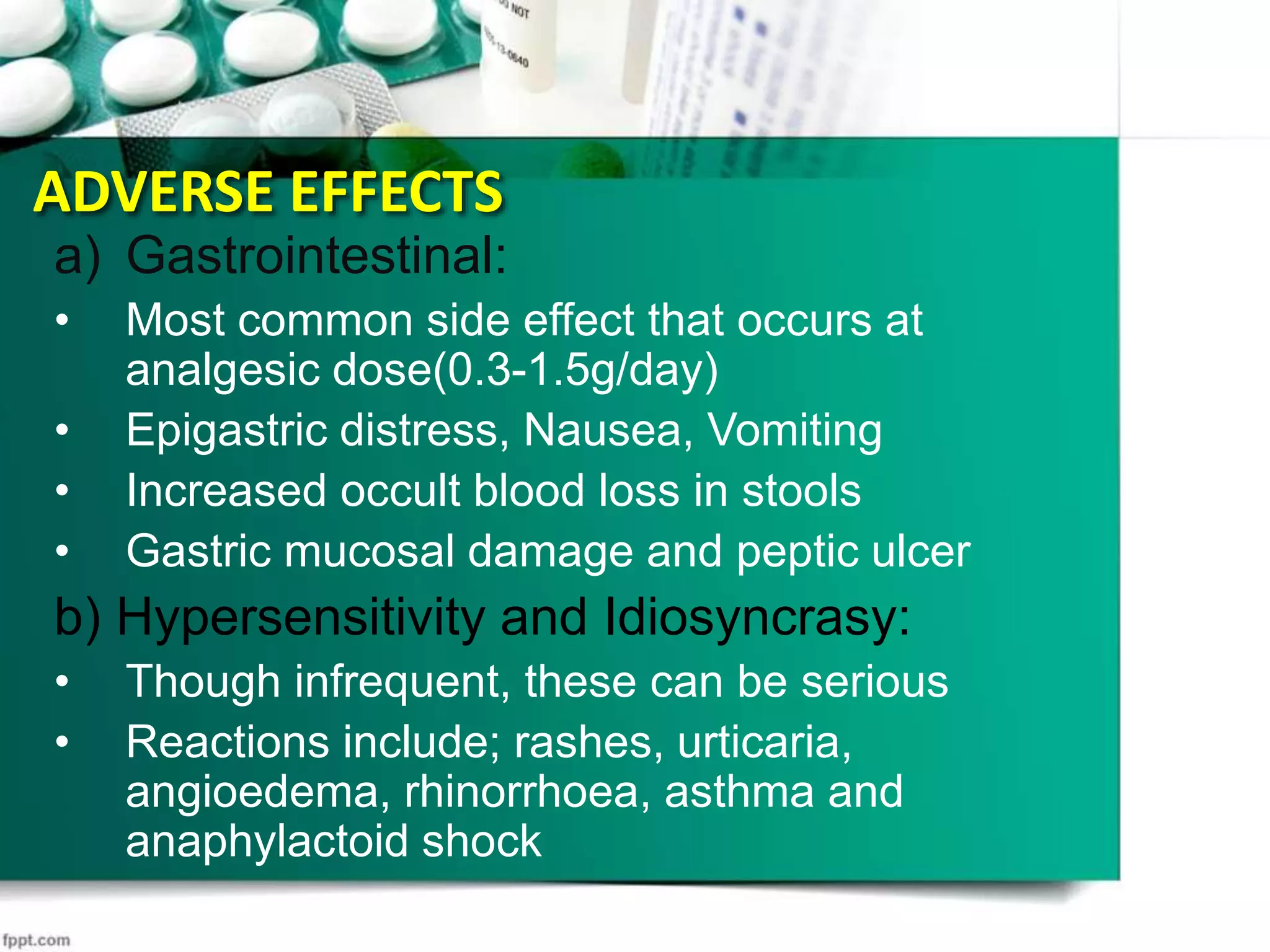 Occult Rash NSAIDs in Periodontology | PPTX