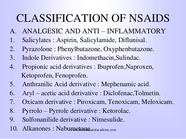 nsaid paracetamol Nsaid