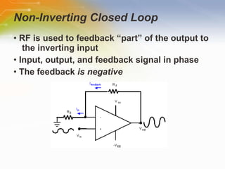 Dc Rivals Non Inverting Loop Op-Amp Basics Part I | PPT
