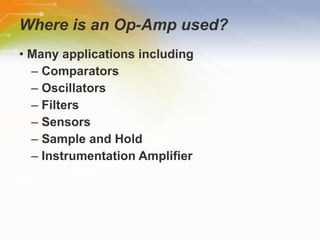 Op-Amp Basics Part I | PPT