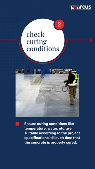 NS ARCUS Moist Curing Method | PDF