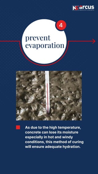 NS ARCUS Moist Curing Method | PDF