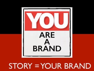 ARE
A
BRAND
STORY =YOUR BRAND
 