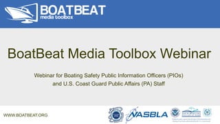 BoatBeat Media Toolbox Webinar | PPT