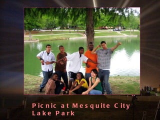 Picnic at Mesquite City Lake Park 