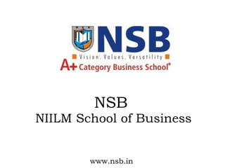 NSB  NIILM School of Business 