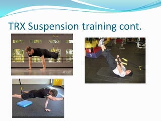 TRX Suspension training cont.
 