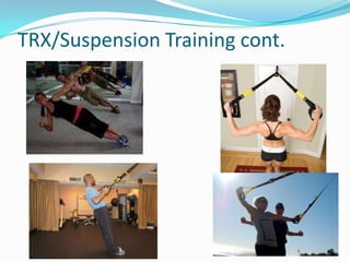 TRX/Suspension Training cont.
 