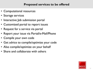 Where is NSCC
• NSCC Petascale
supercomputer in
Connexis building
• 40Gbps links extended to
NUS, NTU and GIS
• Login nodes are placed in
NUS, NTU and GIS
datacenters
• Access to NSCC is just
like your local HPC
system
54
1 Fusionopolis Way, Level-17 Connexis South
Tower, Singapore 138632
 