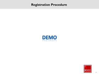 Web Site : http://www.nscc.sg
Helpdesk : https://help.nscc.sg
Email : help@nscc.sg
Phone : +65 6645 3412
61
 