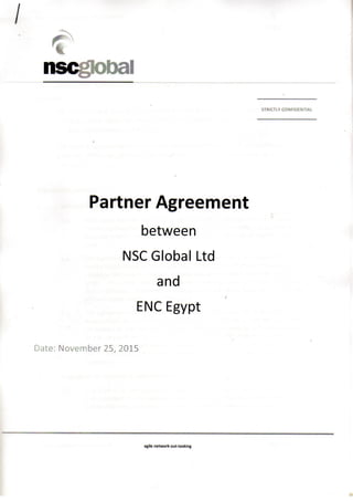 Nscglobal   ENC agreement