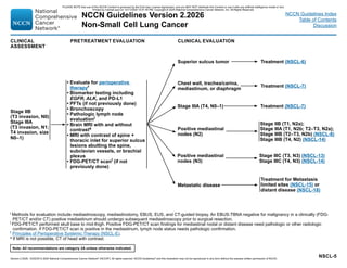 NCCN Guidelines lung Cancer Version 2.2026