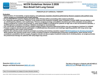 NCCN Guidelines lung Cancer Version 2.2026