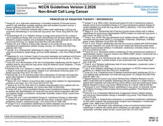 NCCN Guidelines lung Cancer Version 2.2026