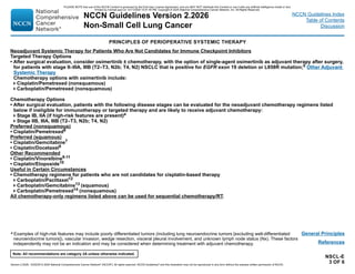 NCCN Guidelines lung Cancer Version 2.2026