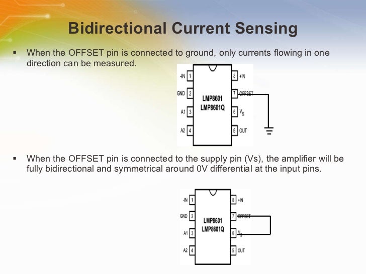 LMP8601Bidirectional Precision Current Sensing Amplifier