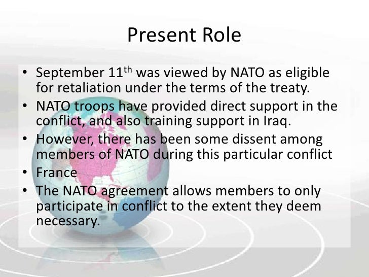 The Future Role of NATO