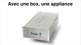 Avec une box, une appliance
 