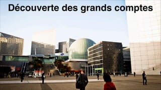 Découverte des grands comptes
 