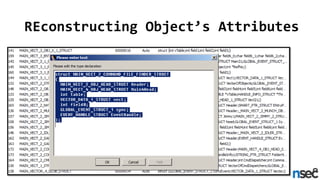 REconstructing Object’s Attributes
 