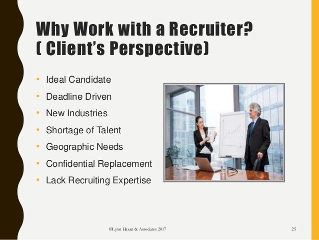 working with a recruiter