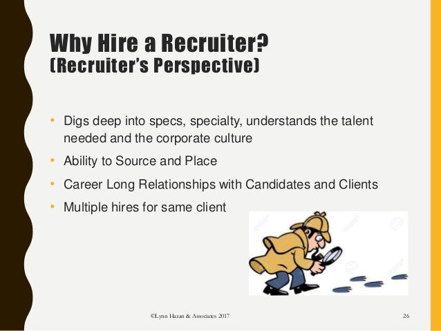 working with a recruiter