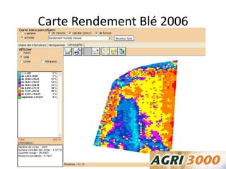 Carte Rendement Blé 2006
 