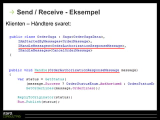 Send / Receive - EksempelKlienten: