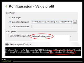 DB subscription storage eksempelkonfigurasjon:Konfigurasjon - Subscription storage