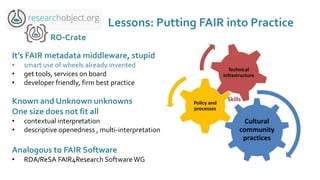 FAIRy stories: the FAIR Data principles in theory and in practice | PPTX