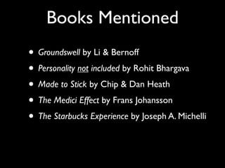 Social Media for Foundations