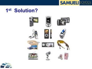 1st Solution?
Star6ng	
  with	
  Kids	
  
Invent	
  Inventors.	
  
 