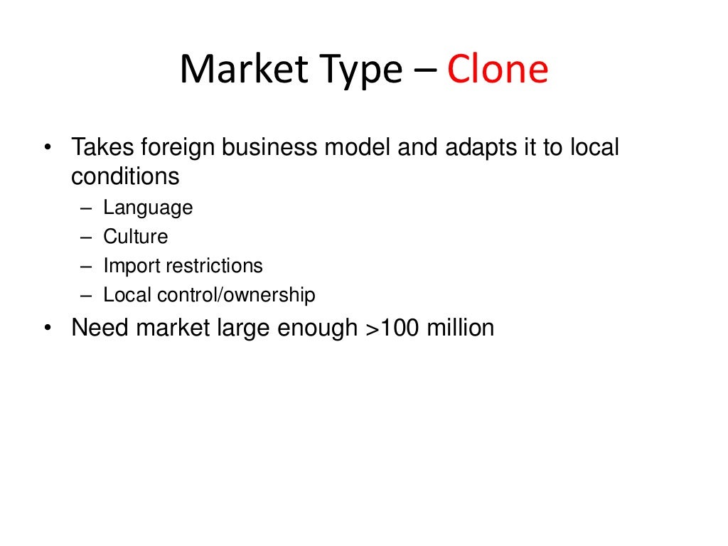Market Type Clone