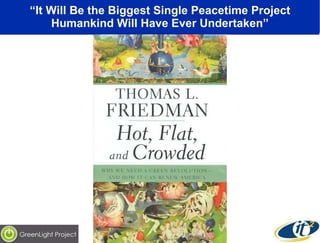 “ It Will Be the Biggest Single Peacetime Project Humankind Will Have Ever Undertaken” 