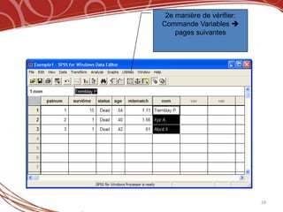 2e manière de vérifier:
Commande Variables 
    pages suivantes




                           28
 