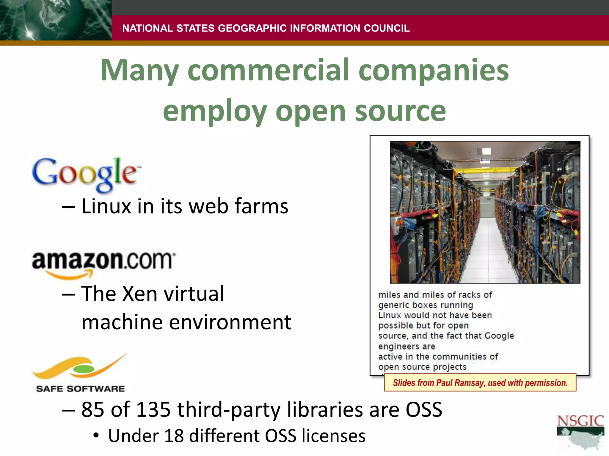 “Creates a virtuous circle”Slides from Paul Ramsay, used with permission.