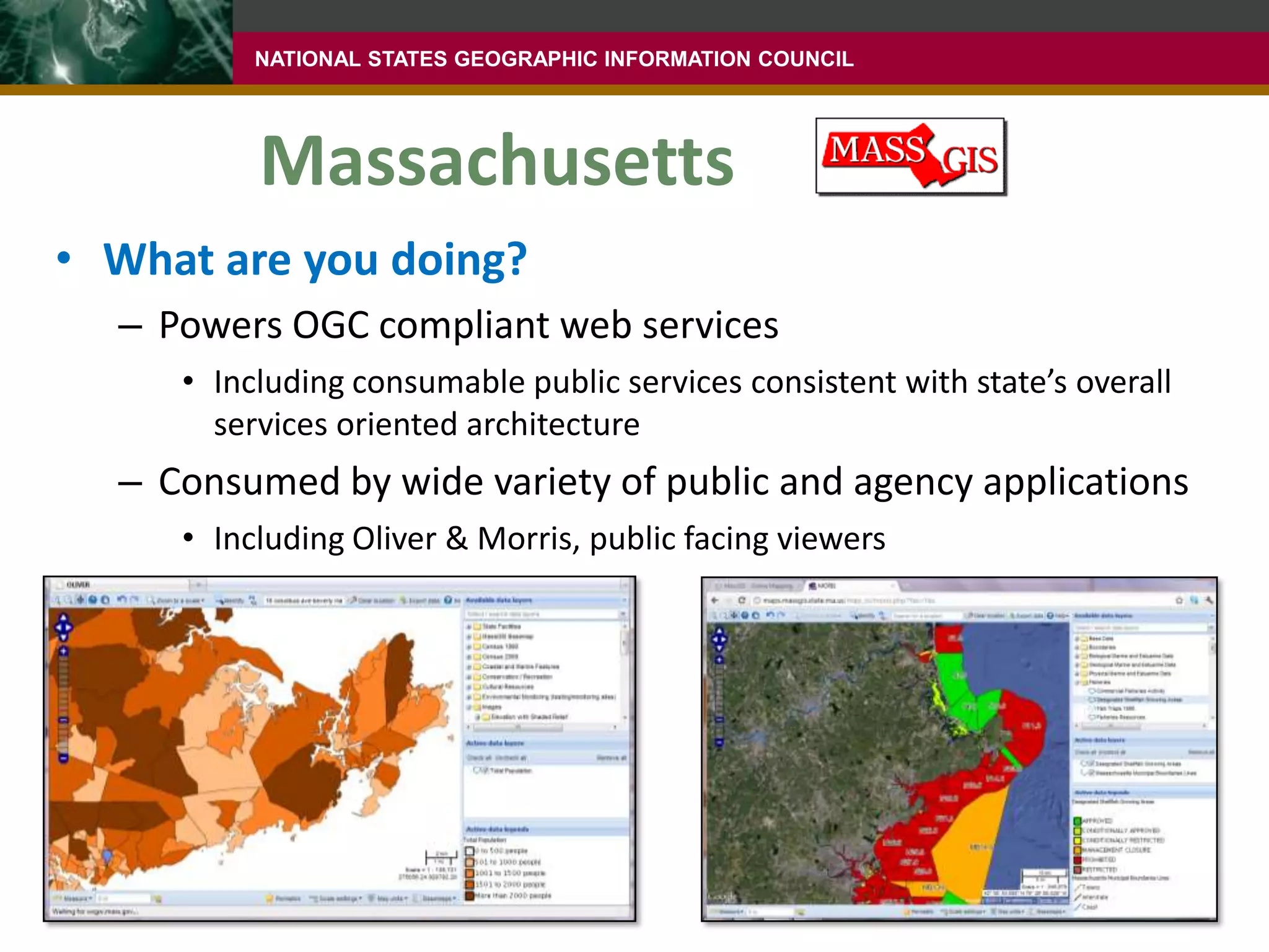 ChallengesMeaningful quote at the conference:“Free is the least important word in FOSS4G”(FOSS4G = Free and Open Source Software for Geospatial)Free does not mean that there are no costsYou can/should pay for supportThere are costs in training staffEtc.